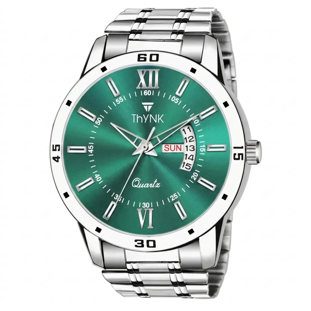 Stainless Steel Strap Quartz Analog Watch for Men