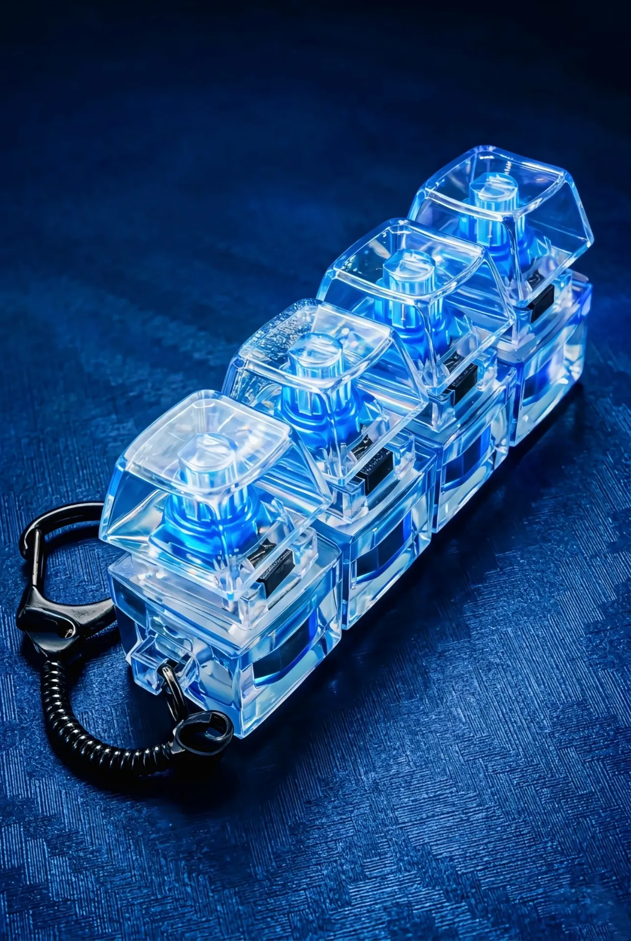 Clicker Key Switch Keychain